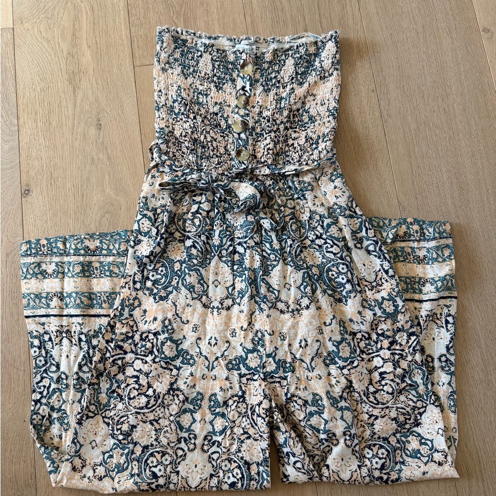 Blue Island Multicolor Printed Jumpsuit